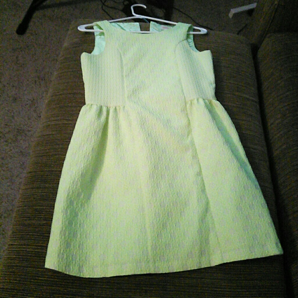 Lime green dress